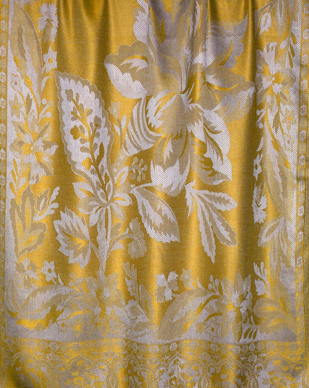 Lorenzo Cana Marken Pashmina Damenschal Naturfaser Floral Blumen Stola Schaltuch Tuch Stola 70 cm x