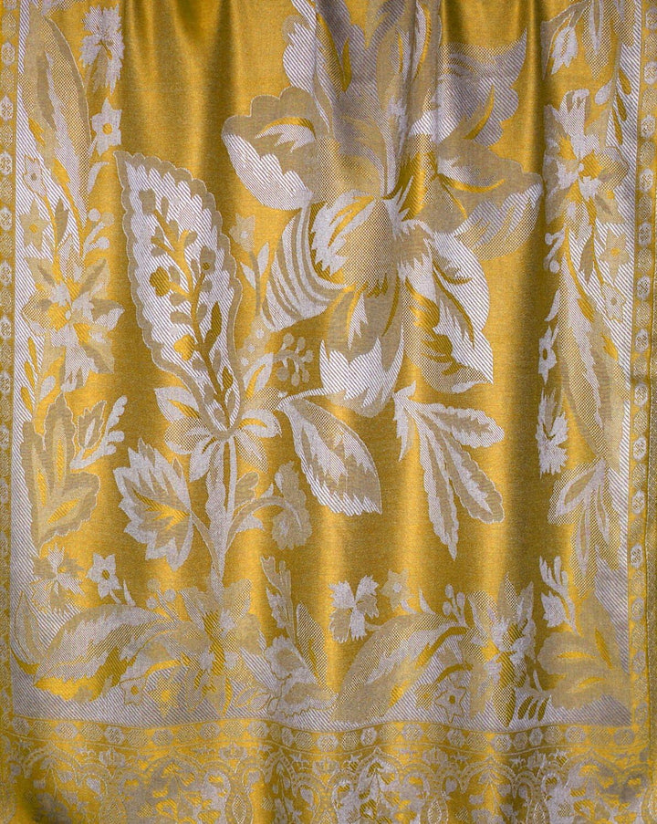 Lorenzo Cana Marken Pashmina Damenschal Naturfaser Floral Blumen Stola Schaltuch Tuch Stola 70 cm x