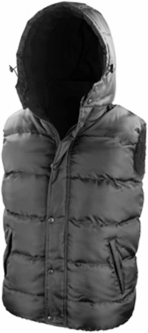 Result Herren R223x Core Nova Lux Gepolsterte Weste 3XL Schwarz, 3XL Schwarz