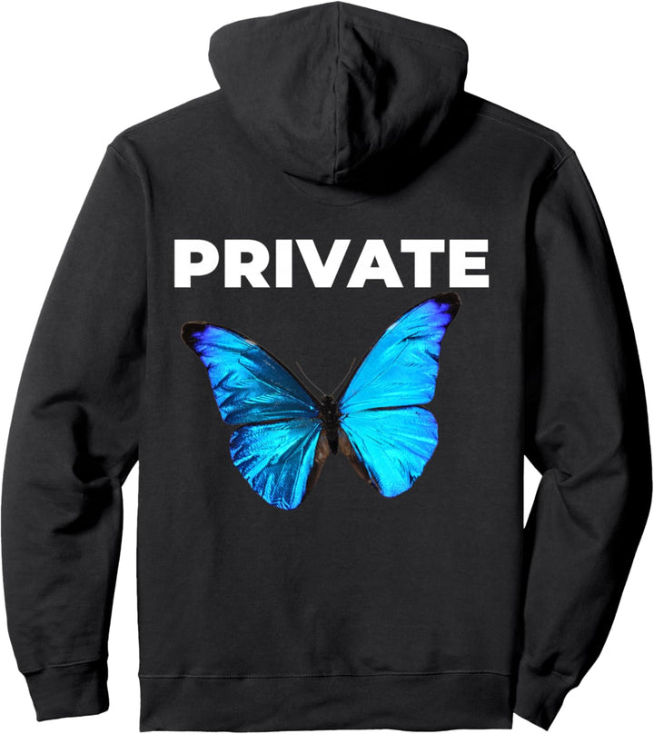 Private Butterfly Club Worldwide Europe Earth Travel Pullover Hoodie