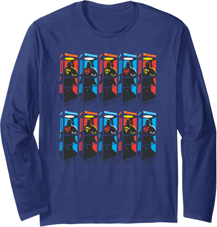 Superman Super Booths Langarmshirt