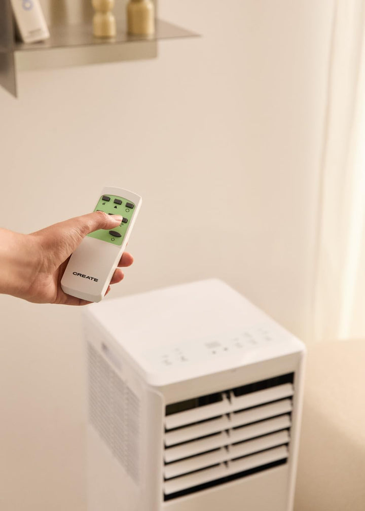 CREATE/SILKAIR HOME/Tragbares Klimagerät 3 in 1 Weiss / 7000BTU, Räume bis zu 26m², Luftentfeuchter