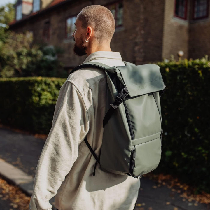 BECKMANN Street Light Backpack 22L Green