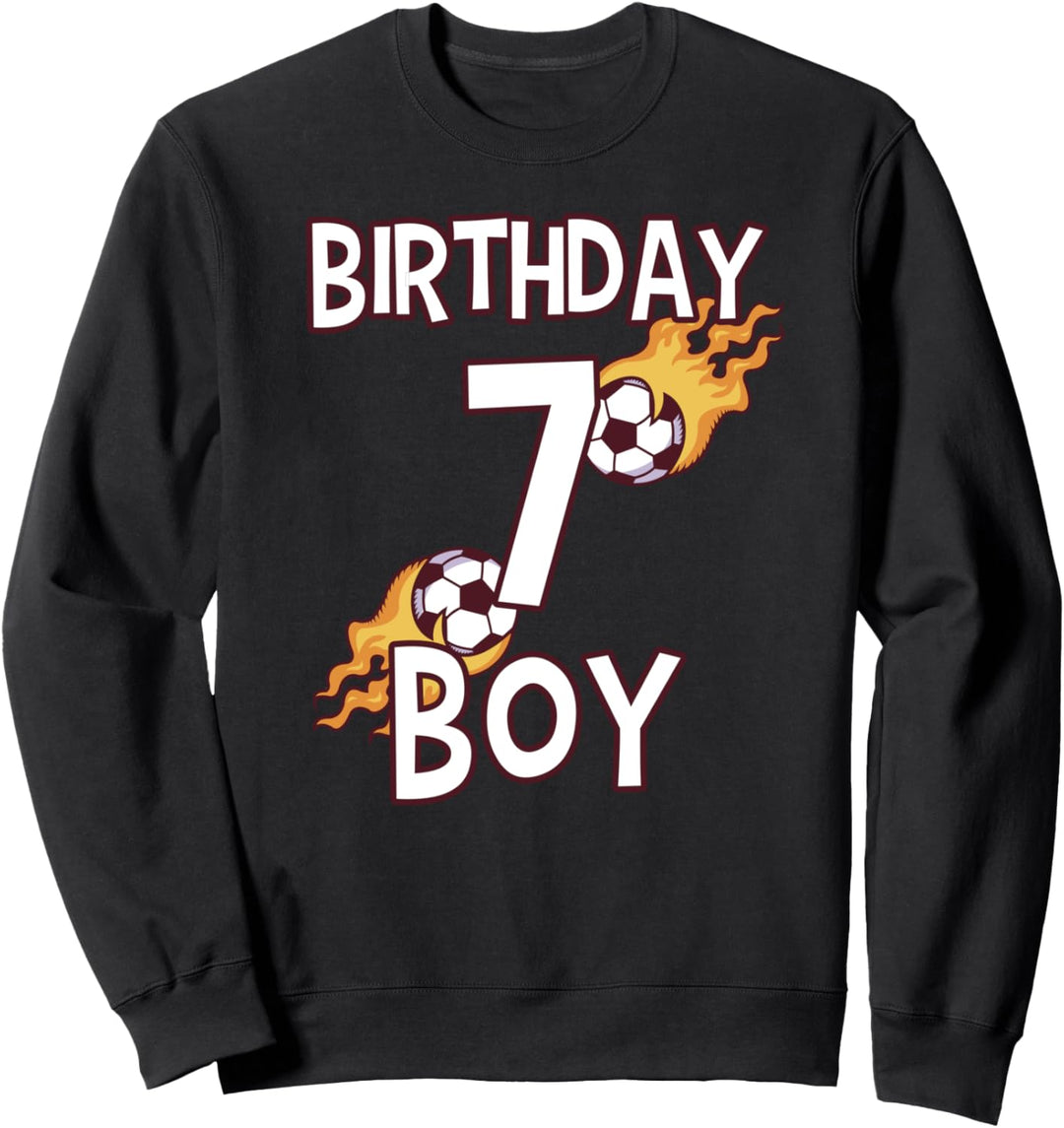 7. Geburtstag für 7 Jahre alten Fussballspieler Sweatshirt