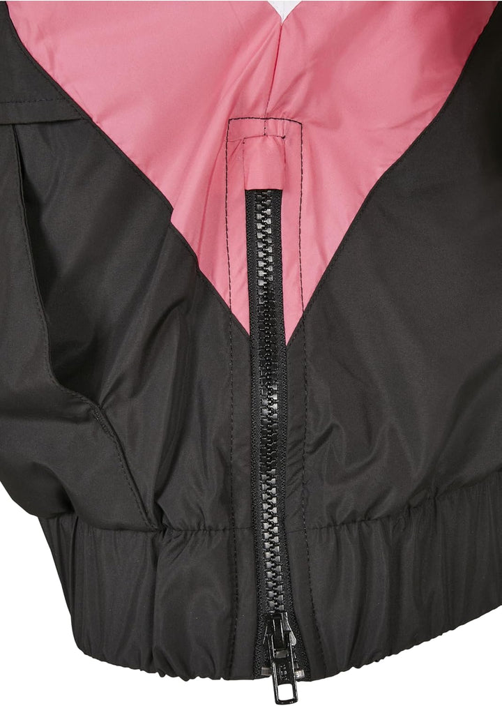 Starter Black Label Damen Ladies Starter Colorblock Halfzip Windbreaker Jacke XS black/pinkgrapefrui
