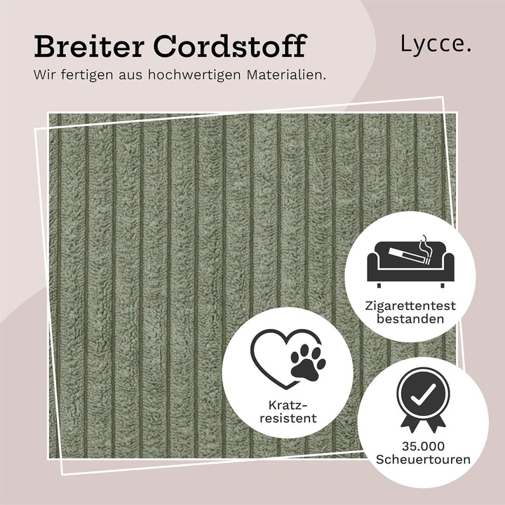 Lycce Kallax Einsatz Cordstoff Boxen 4er Set | faltbare Aufbewahrungsboxen 33 x 33 x H31 cm mit abne