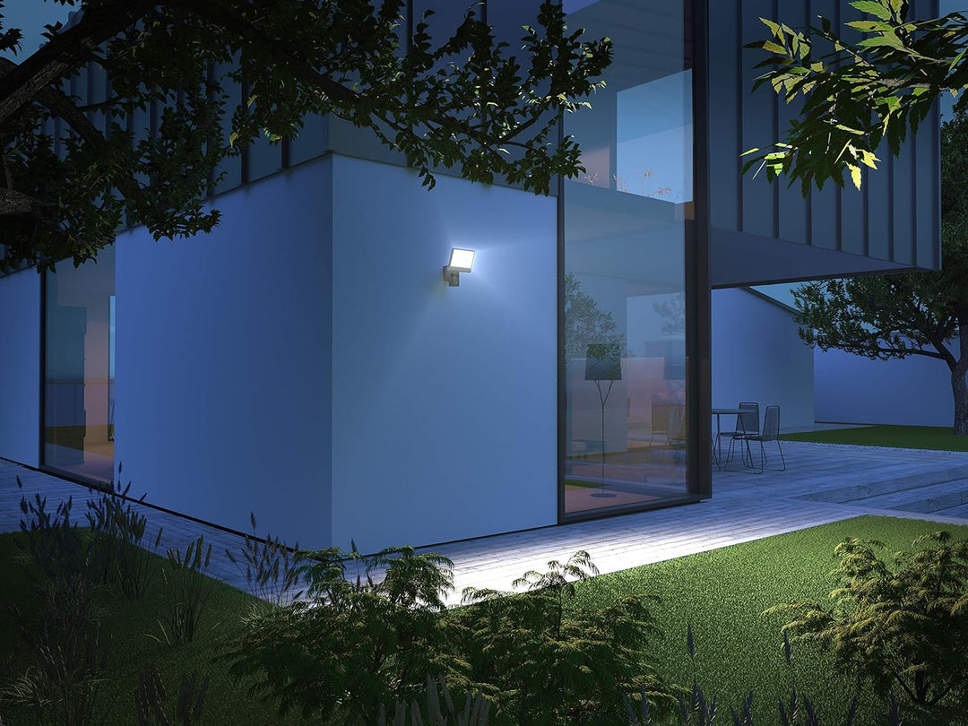 Steinel LED-Aussenprojektor mit XLED CAM 1 SC Überwachungskamera, Gegensprechanlage, 180°-Infrarot-B