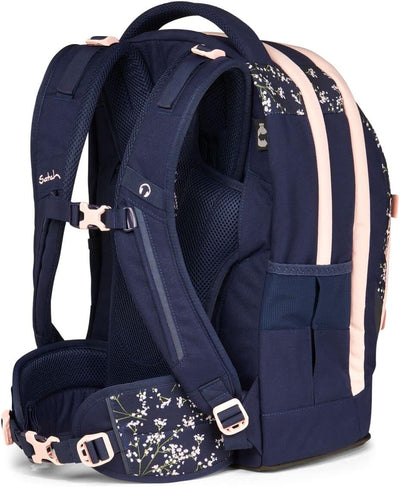 satch Pack Schulrucksack Set 3tlg. mit Sporttasche und Schlamperbox Bloomy