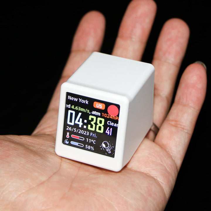 Vastarry Bitcoin Stock Ticker Monitor Anzeigezeit Wetter, Temperatur, Luftfeuchtigkeit und Bildwiede
