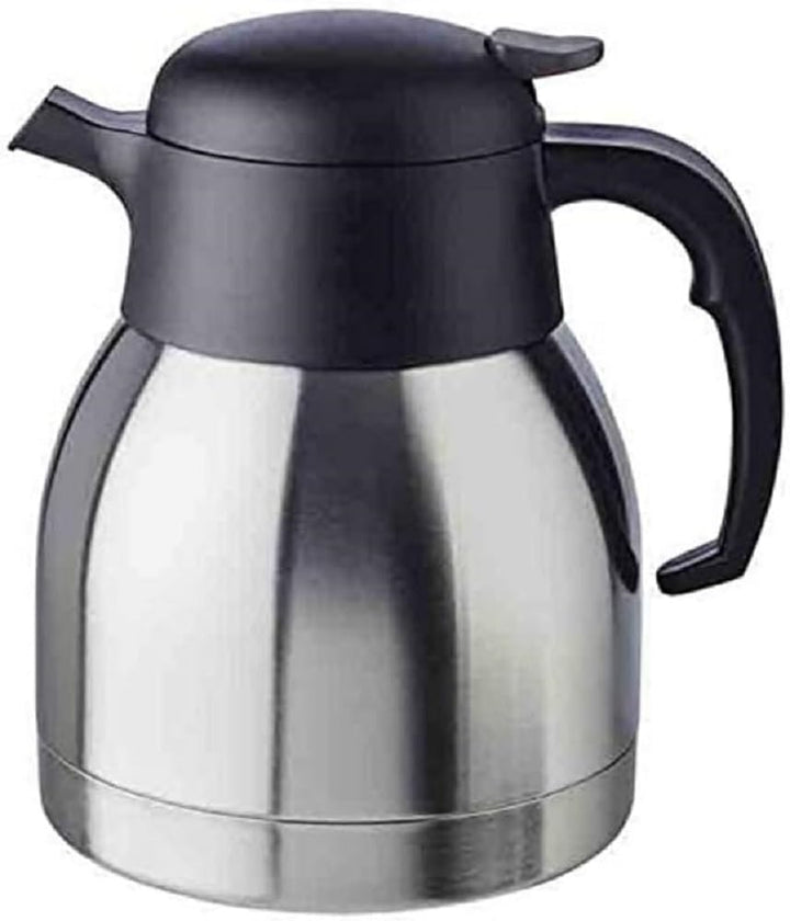 APS 10910 Isolierkanne „Classic“, 1 Liter, Kaffeekanne mit Drehverschluss, Ø 14 cm, H: 19 cm, doppel