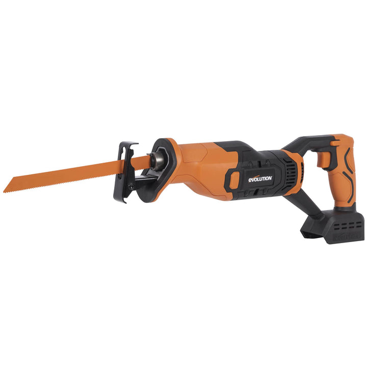 Evolution Power Tools Akku-Säbelsäge R150RCP-Li 18 V Li-Ion EXT, inkl. Universalsägeblätter – schnei