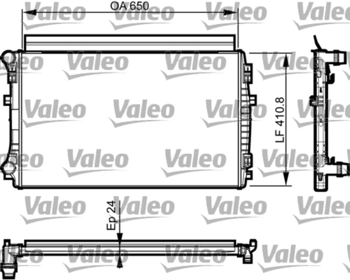 VALEO Kühler Motorkühlung 735558