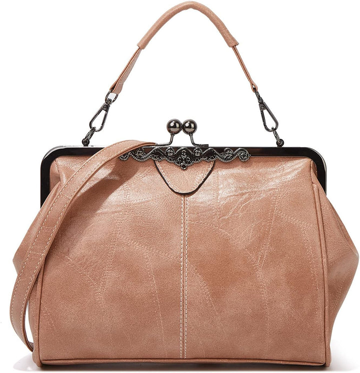 FANDARE Handtaschen Damen Schultertasche Umhängetasche Handy Bag für Frauen PU Leder Wasserdicht Sch