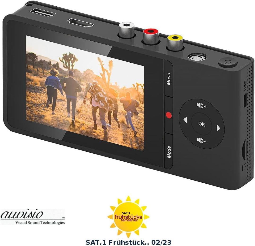 auvisio Videorekorder: Video-Rekorder mit Analog-Eingängen, Farb-Display, USB, SD, 60 B./Sek. (analo
