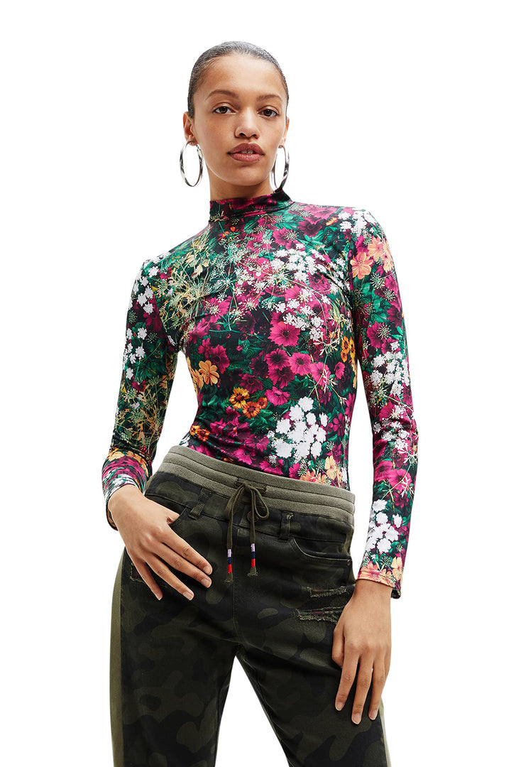 Desigual Damen Body Blouse XS Material Finishes, XS Material Finishes