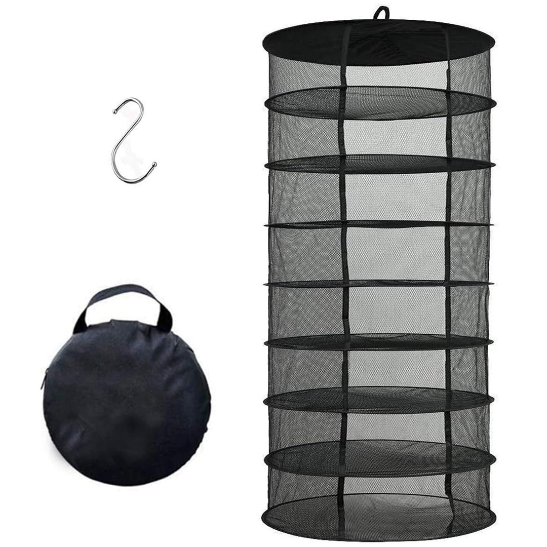 Hängendes Kräuter-Trockennetz 8-lagiger Pflanzennetz-Trockenständer Für Kräuter, 2ft Plant Hanging M