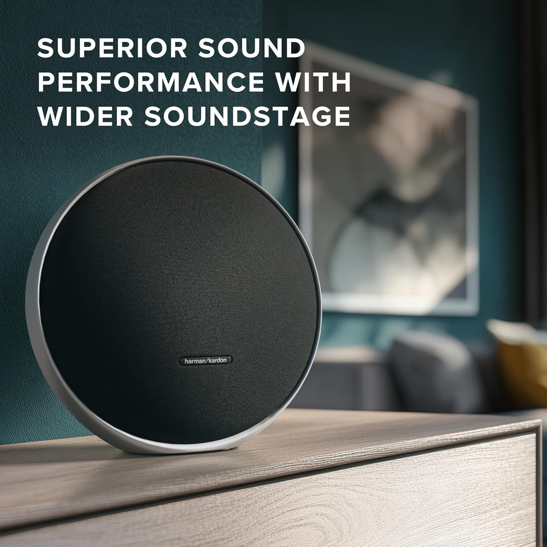 Harman Kardon Onyx Studio 9, tragbarer Bluetooth-Lautsprecher mit Auracast Multi-Speaker-Verbindung,