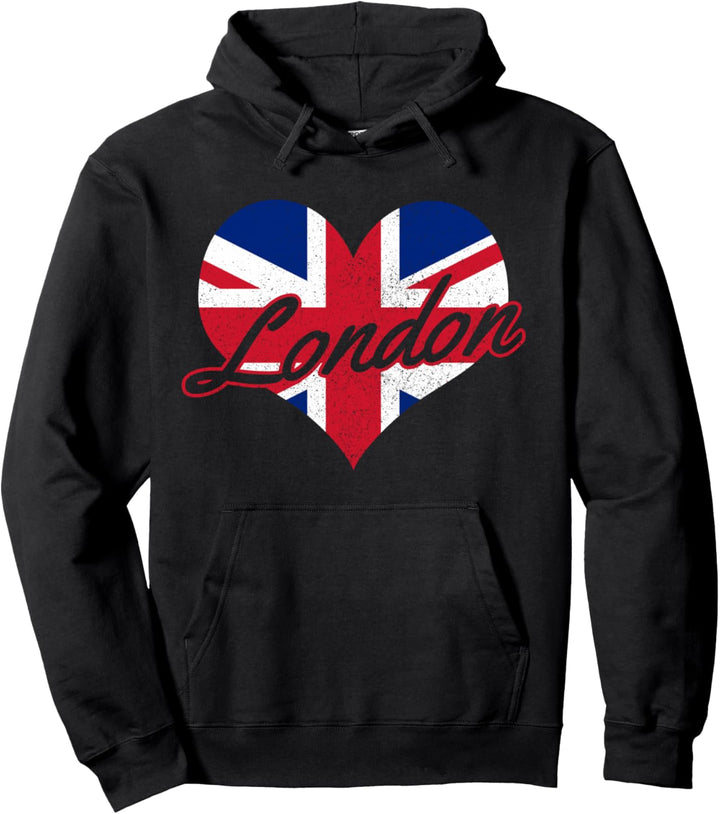 London UK England Union Jack Flagge Grossbritannien Souvenir Pullover Hoodie