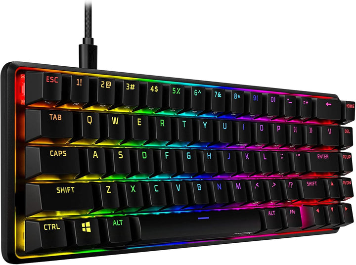 HyperX Alloy Origins 65 – Mechanische Gaming-Tastatur - Ultrakompakter 60% Formfaktor - HyperX Red A