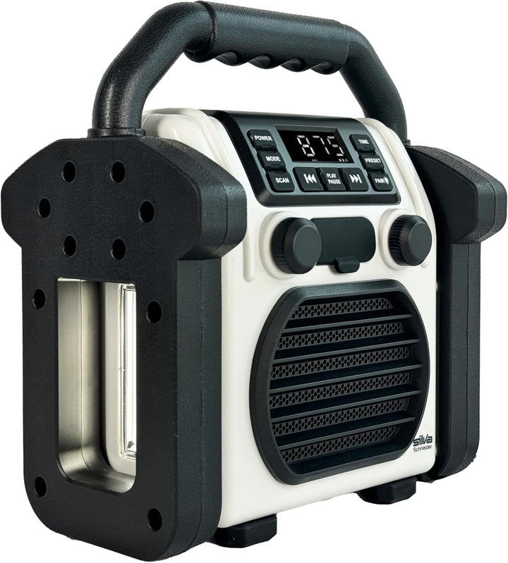 BR 230 BT, Baustellenradio Bluetooth - Neongelb/Offwhite - Silva Schneider - Digitales PPL Radio, 10