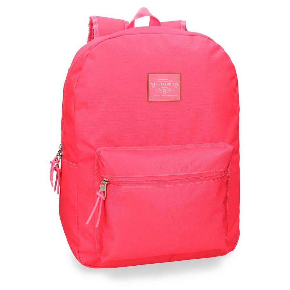 Pepe Jeans Cross Rucksack Rosa 32x44x15 cms Polyester für 15,6"-Laptop 21.12L Rucksack Fuchsia, Ruck