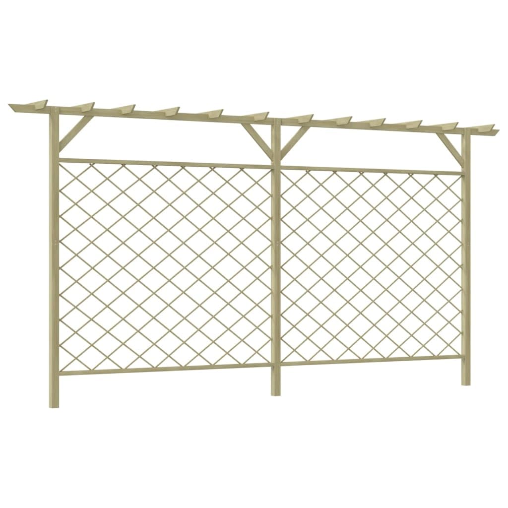 vidaXL Kiefer Imprägniert Blumengitter Pergola Rankgitter Rankhilfe Rosenbogen