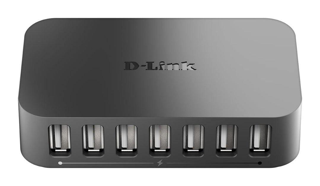 D-Link DUB-H7 7-Port USB 2.0 Hub (unterstützt Windows, Mac OS X, Linux) 7-in-1 (7x USB 2.0 Hub) USB