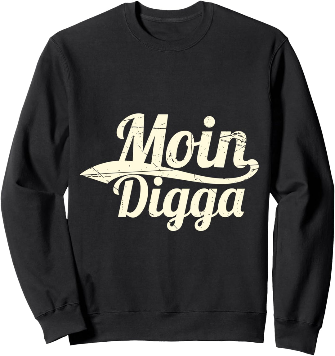 HH City Digga Moin Hamburg Nordlicht Sweatshirt