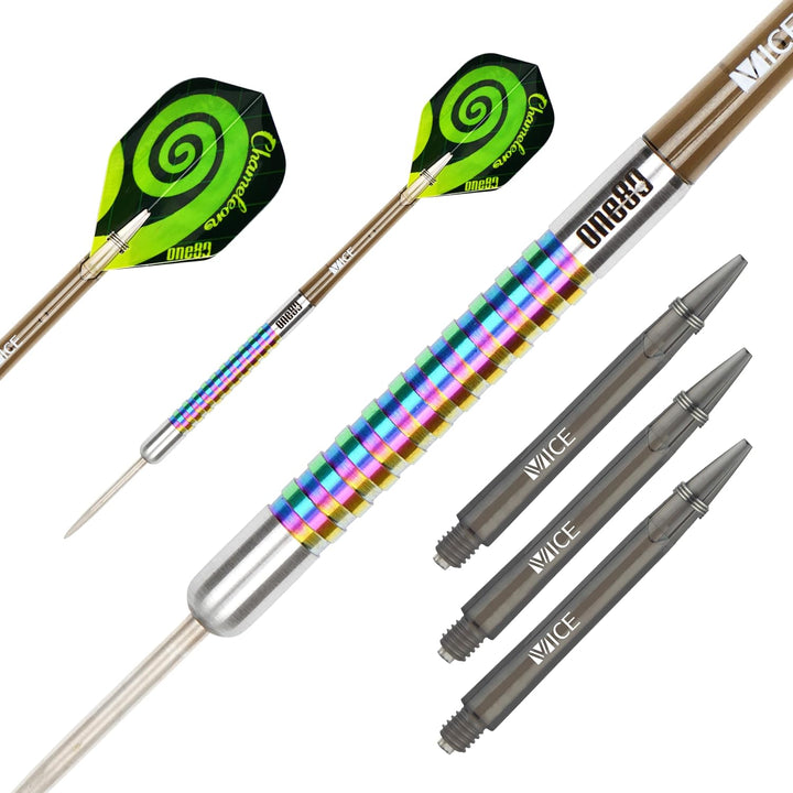 ONE80 Steel Darts Chameleon VHD Steeltip Dart – Hochwertige Steeldarts mit Präzisionsgriff und Chame