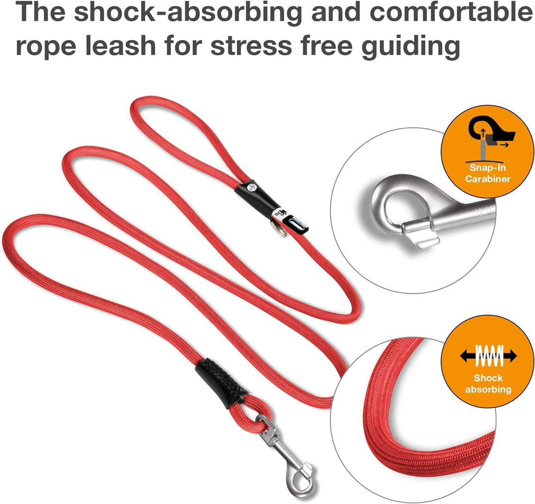 Stretch Comfort Leash Red M, Red M