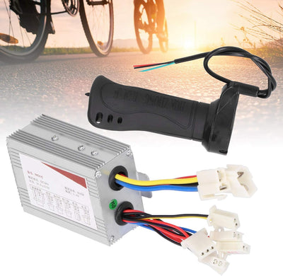 Alomejor 36V 800W Scooter Brush Controller Drosselklappengriff-Kit für Elektroroller E-Bike Fahrrad