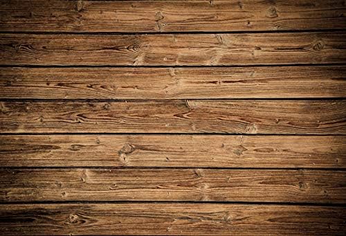 Renaiss 3.5x2.5m Rustikale Holz Hintergrund Braun Holzbrett Wand Boden Fotografie Hintergründe für B