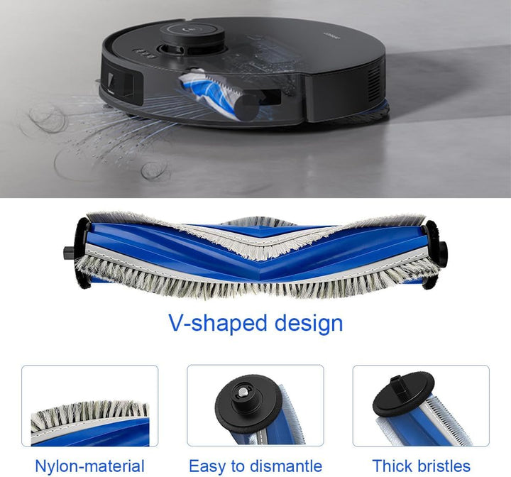 2 Stück T30 OMNI Hauptbürsten für ECOVACS DEEBOT T30 OMNI/T30 PRO OMNI/T30S/T30S Combo/N20 plus/N20