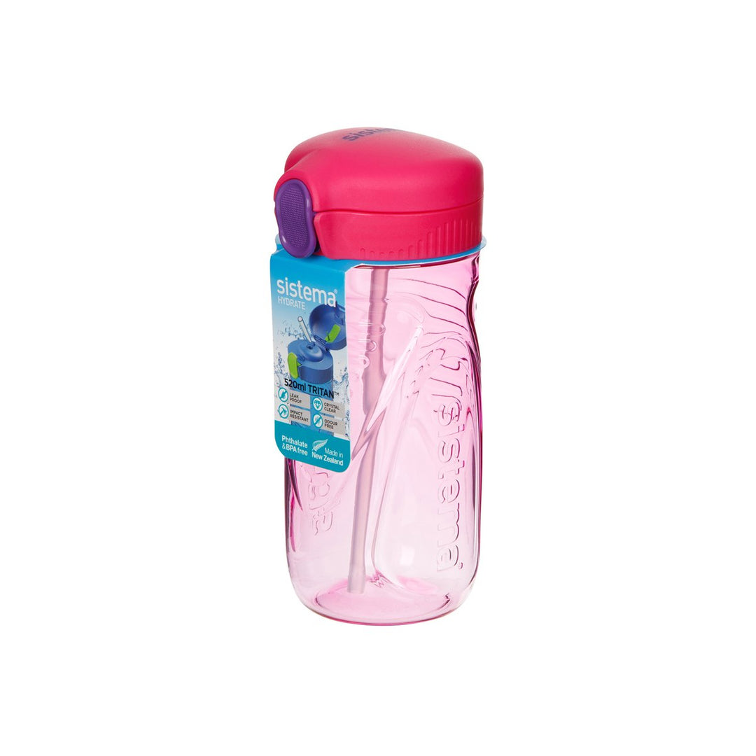 Sistema Quick Flip Flasche, 520 ml, Rosa