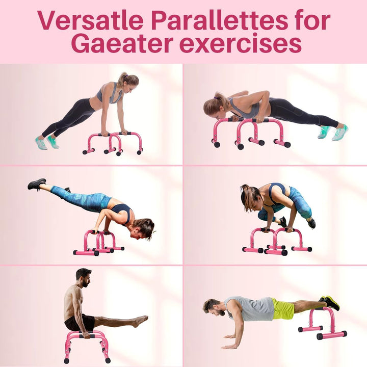 AmazeFan Parallettes, Handstand Barrenm, Grosser Push Up Bar & & Dip Barren, Rutschfeste Liegestützg