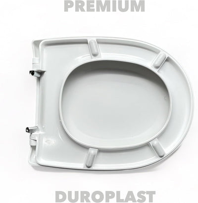 Clearfee Duroplast Premium WC-Sitz | Toilettendeckel antibakteriell | Softclose Absenkautomatik Klod