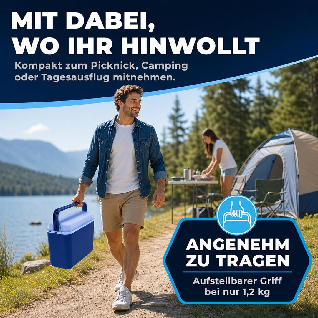 Kühlbox Coolbox Thermobox Picknick Camping 12Liter Warmhaltebox