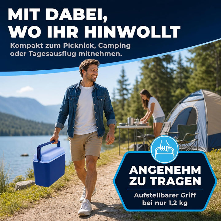 Kühlbox Coolbox Thermobox Picknick Camping 12Liter Warmhaltebox
