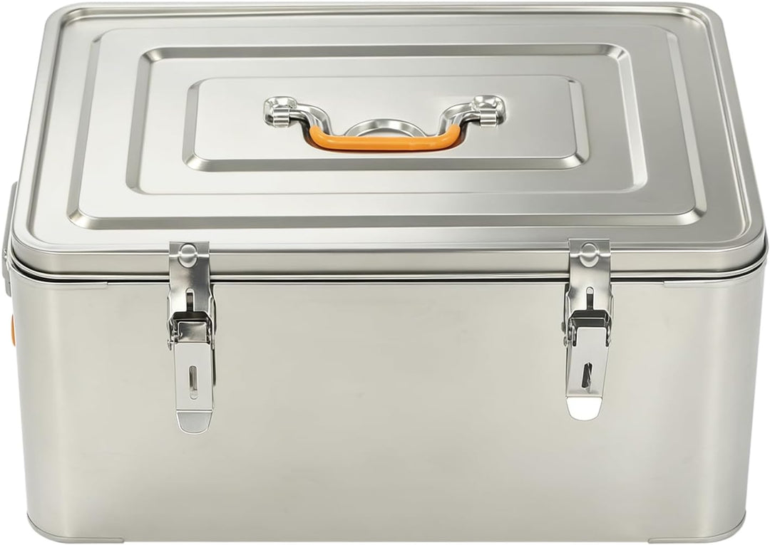 Isolierbox 40 L, Edelstahl-Thermobox,Multifunktional Thermobehälter | PU-Schaum-Isolierung Mit Versc