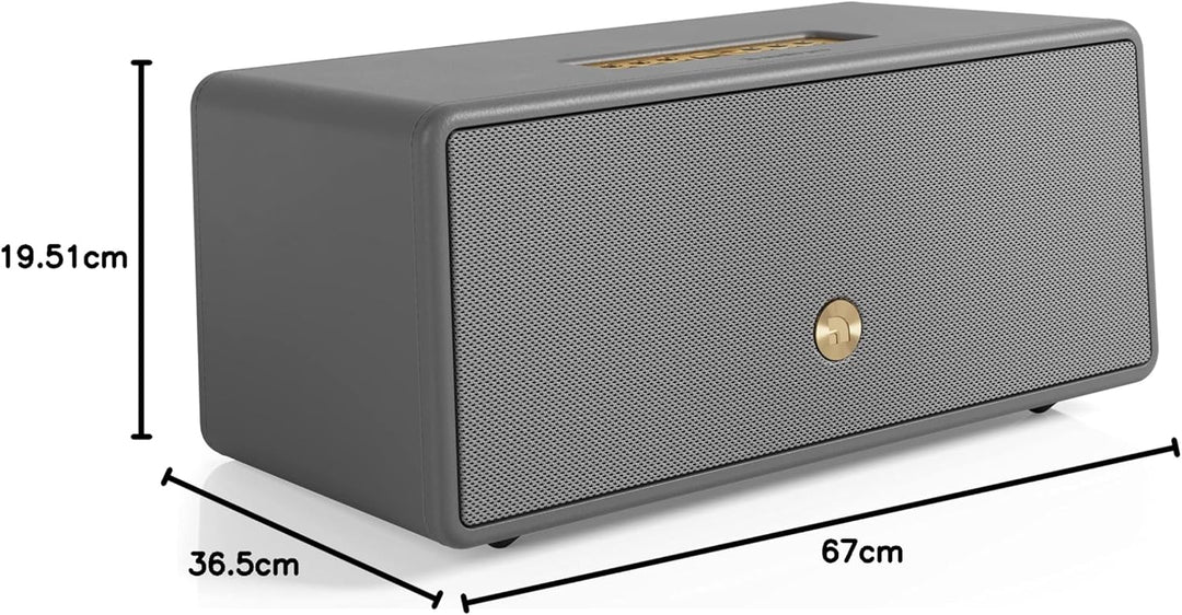 Audio Pro Drumfire-D2 - Ultra Kräftiger Multiroom Lautsprecher mit Bluetooth & WiFi - Stereo Speaker