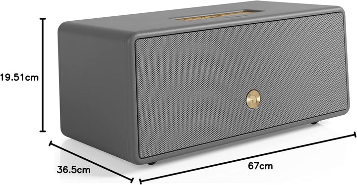 Audio Pro Drumfire-D2 - Ultra Kräftiger Multiroom Lautsprecher mit Bluetooth & WiFi - Stereo Speaker