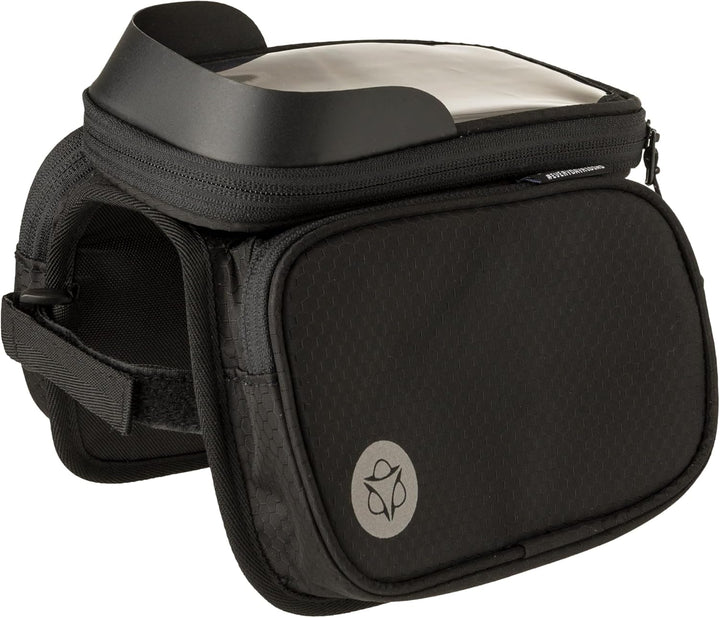 AGU Essentials Performance Doppelte Fahrrad Rahmentasche, 1L Ramentasche Fahrrad Handy, Wasserabweis