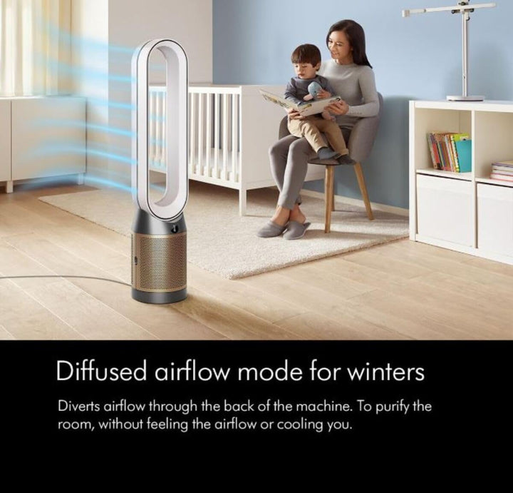 dyson TP09 Purifier Cool™ Formaldehyde Turmventilator, Luftreiniger, 40 W, HEPA H13, BT 4.0, WLAN, G