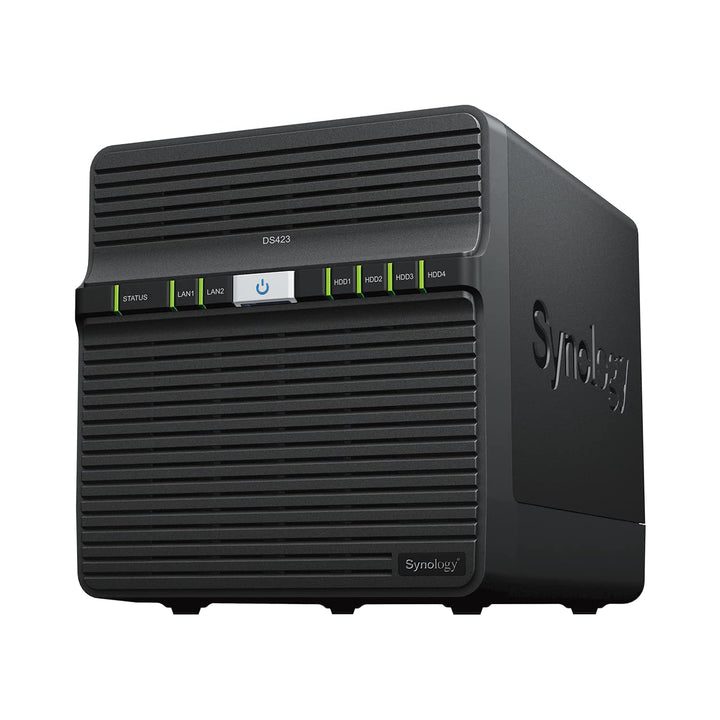 Synology DS423 Desktop-NAS-Lösung, 16 TB, 4 Einschübe, installiert mit 4 x 4 TB HAT3300-Laufwerken S