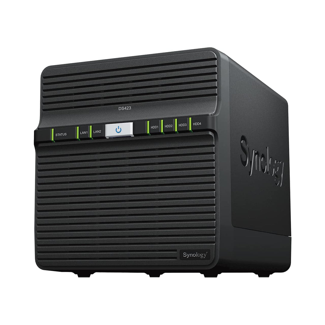 Synology DS423 Desktop-NAS-Lösung mit 24 TB und 4 Einschüben installiert mit 4 x 6 TB HAT3300-Laufwe