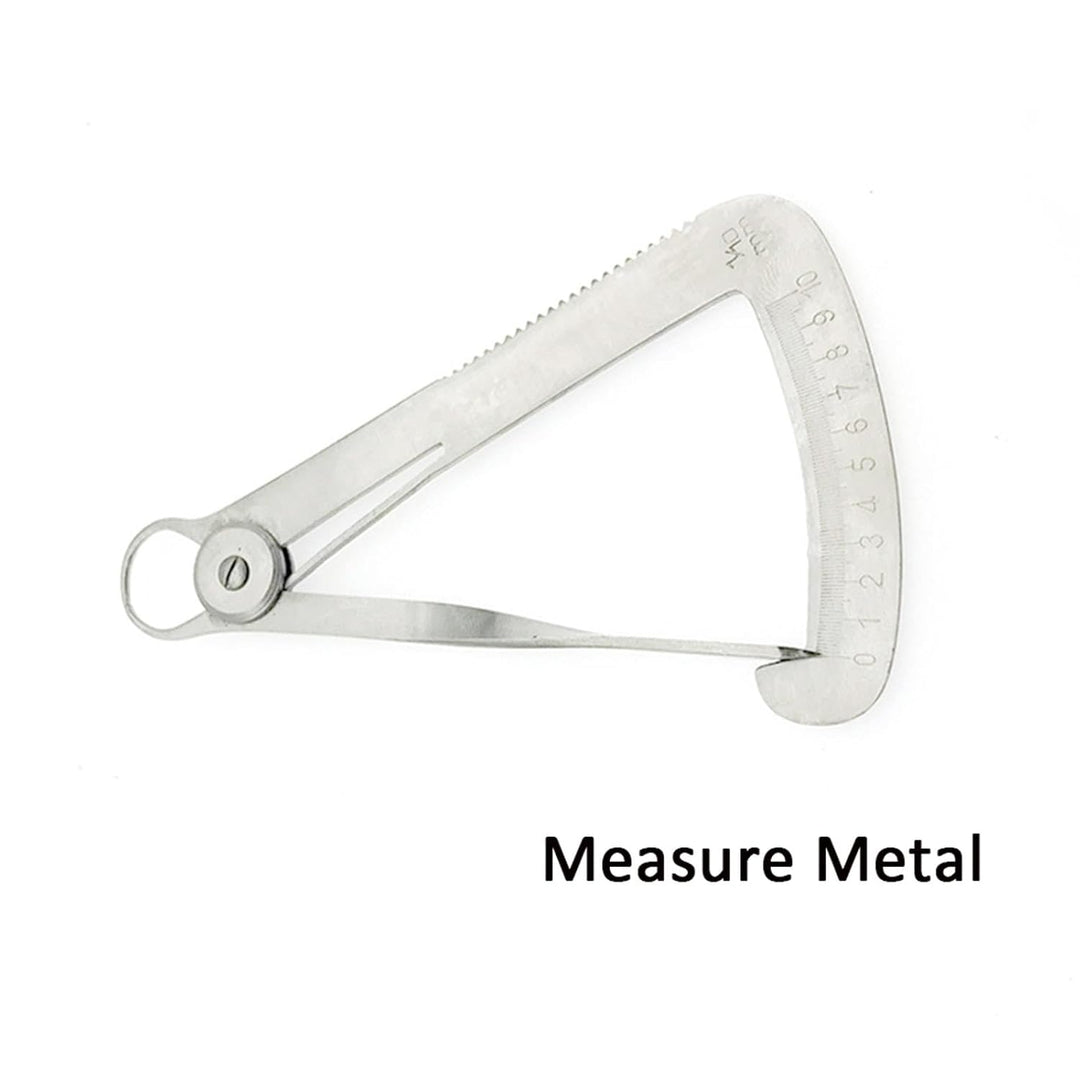 Edelstahl-Messschieber, Zahndickenmessgerät, Dreieckskronenmessgerät für Zahntechniker(Metall Messen
