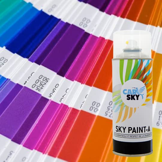Aerosol-Spraydose Carsky für Mercedes Almandinrot Met 512 und Hochglanzlack, 2 x 400 ml