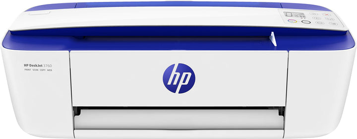 HP DeskJet 3760 A Thermischer Tintenstrahldrucker A4 1200 x 1200 DPI 19 ppm WiFi, Blau, Weiss