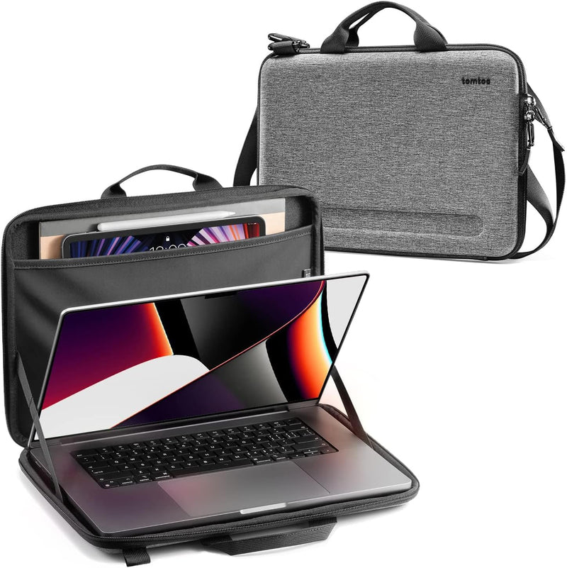 tomtoc Hardcase Laptoptasche für 16 Zoll Neu MacBook Pro M2/M1 Pro/Max 2023-2019 A2780 A2485 A2141,