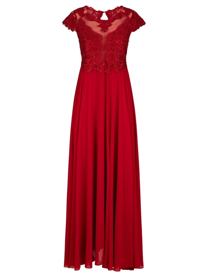 ApartFashion Damen Abendkleider Dress S Bordeaux, S Bordeaux